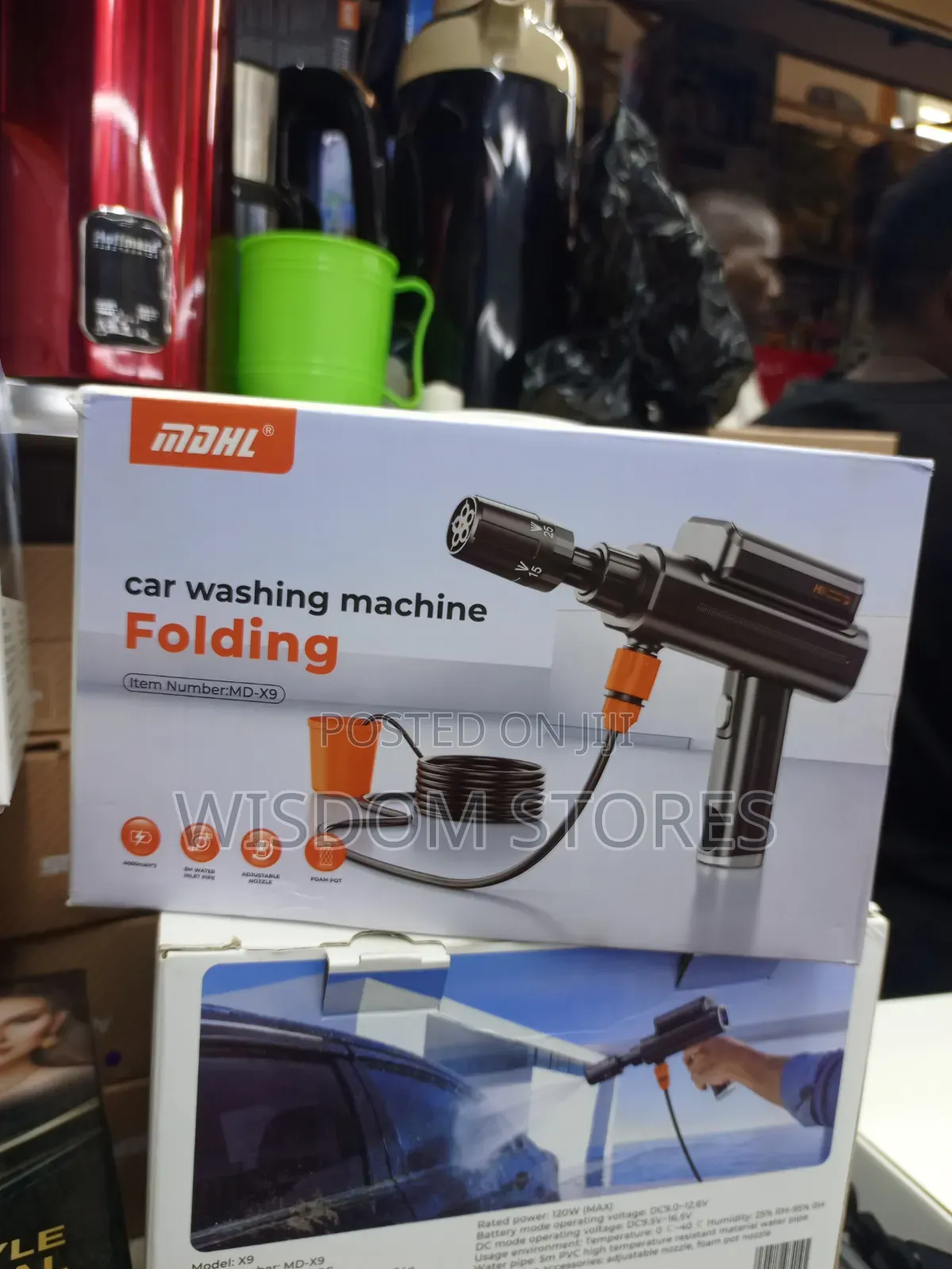 MDHL X9 Portable Wireless Car Wash Gun