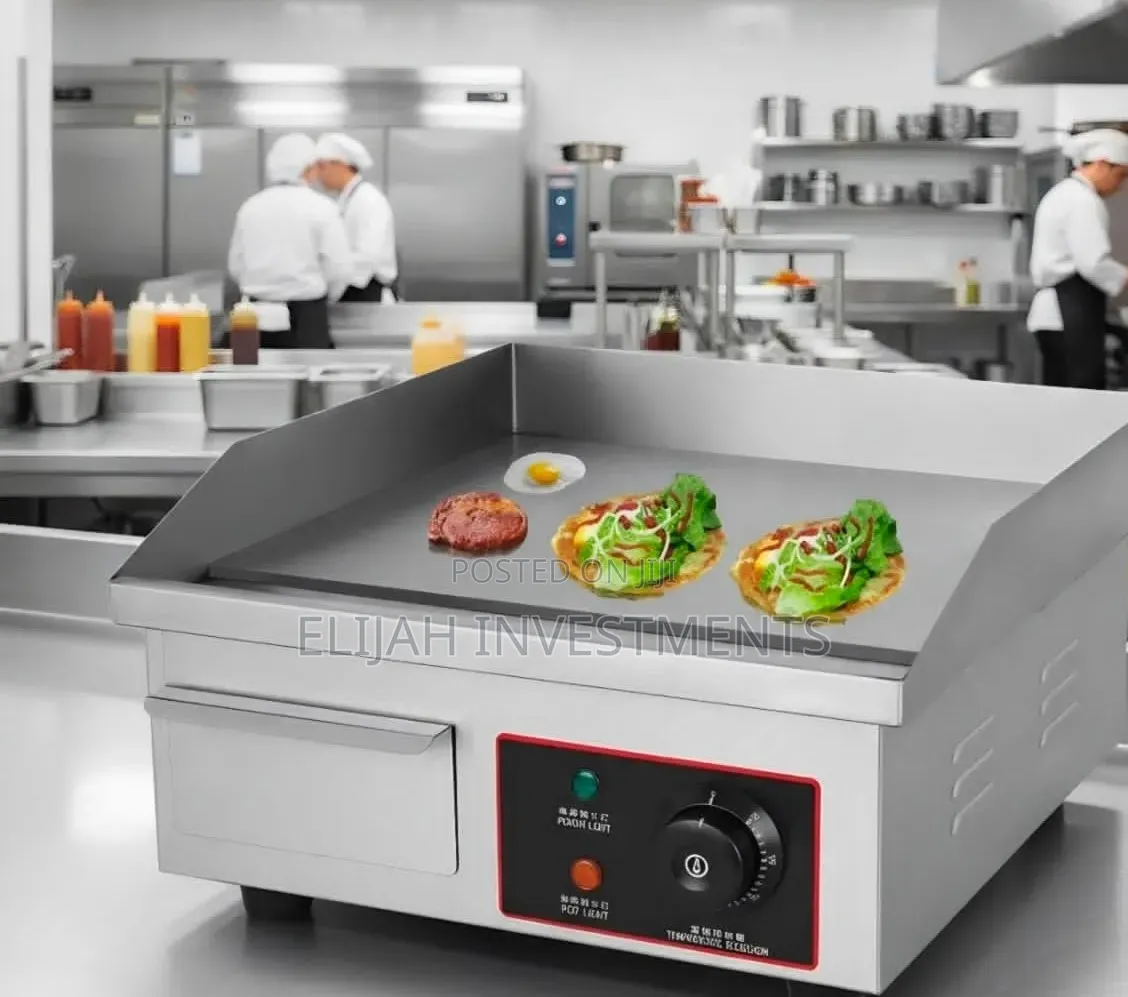 Stainless Steel Electric Commercial Countertop Griddle Plate 