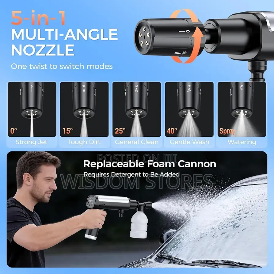 Foldable Cordless Pressure Washer