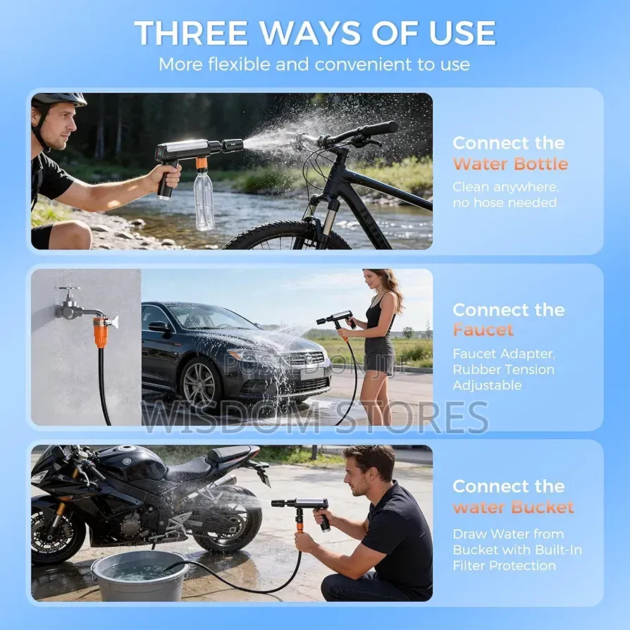 Foldable Cordless Pressure Washer