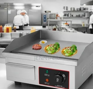 Stainless Steel Electric Commercial Countertop Griddle Plate