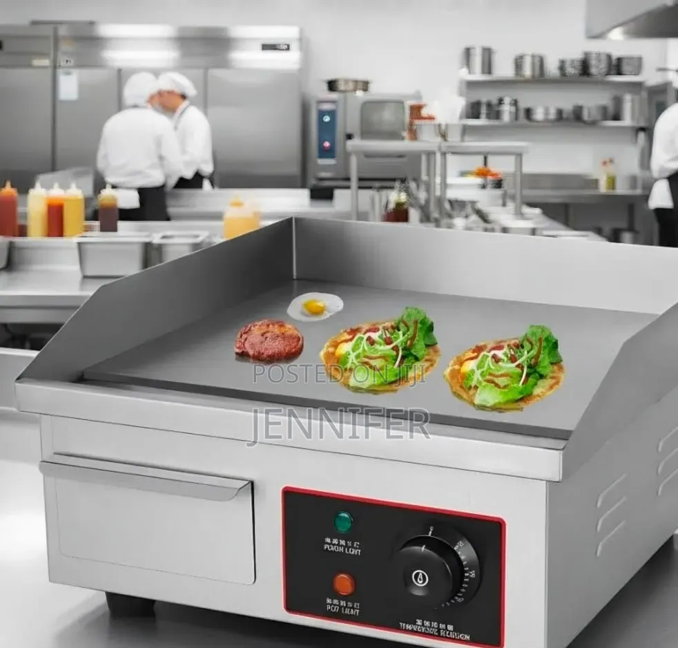 Stainless Steel Electric Commercial Countertop Griddle Plate