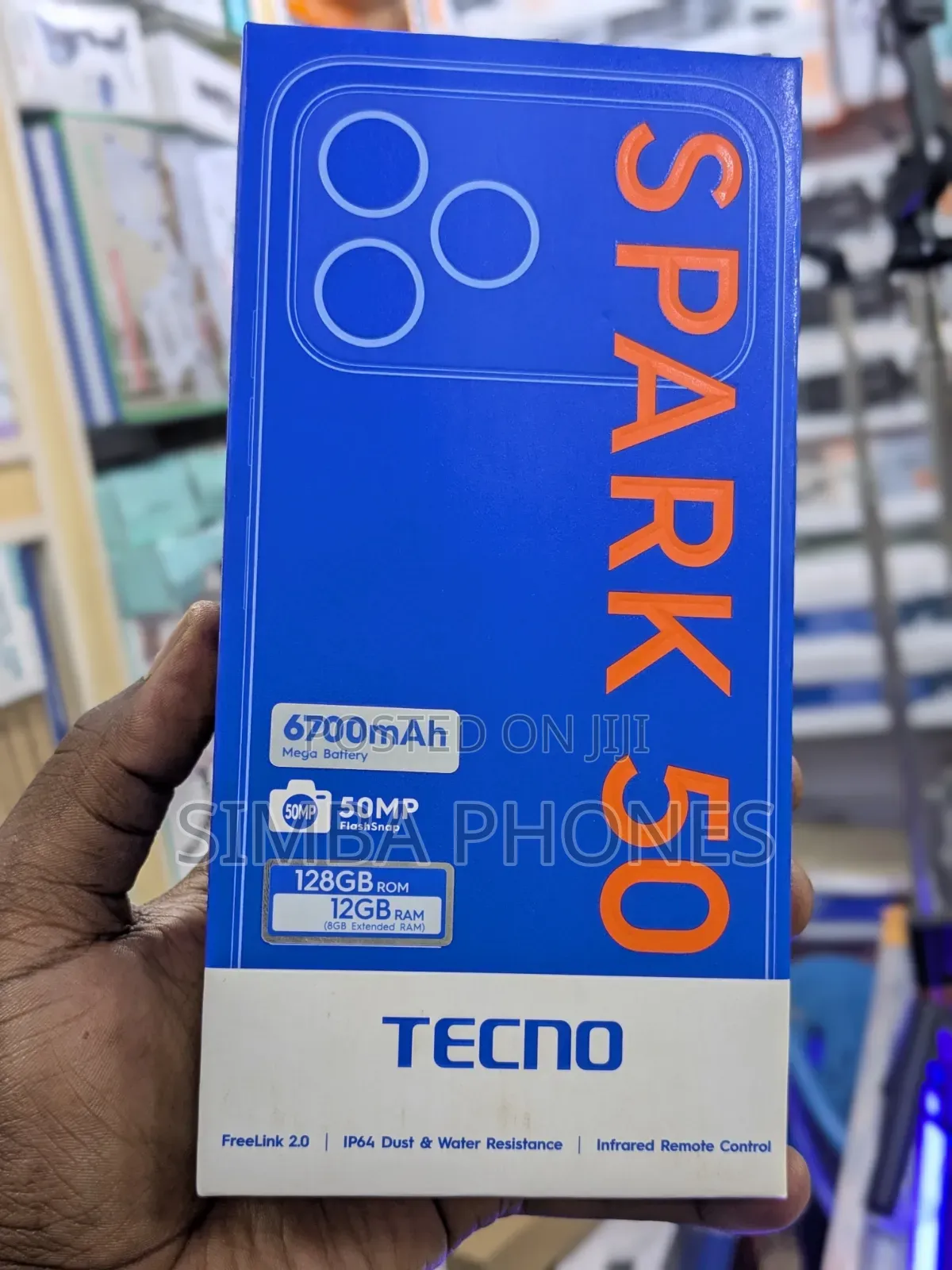 New Tecno Spark 50 128 GB White