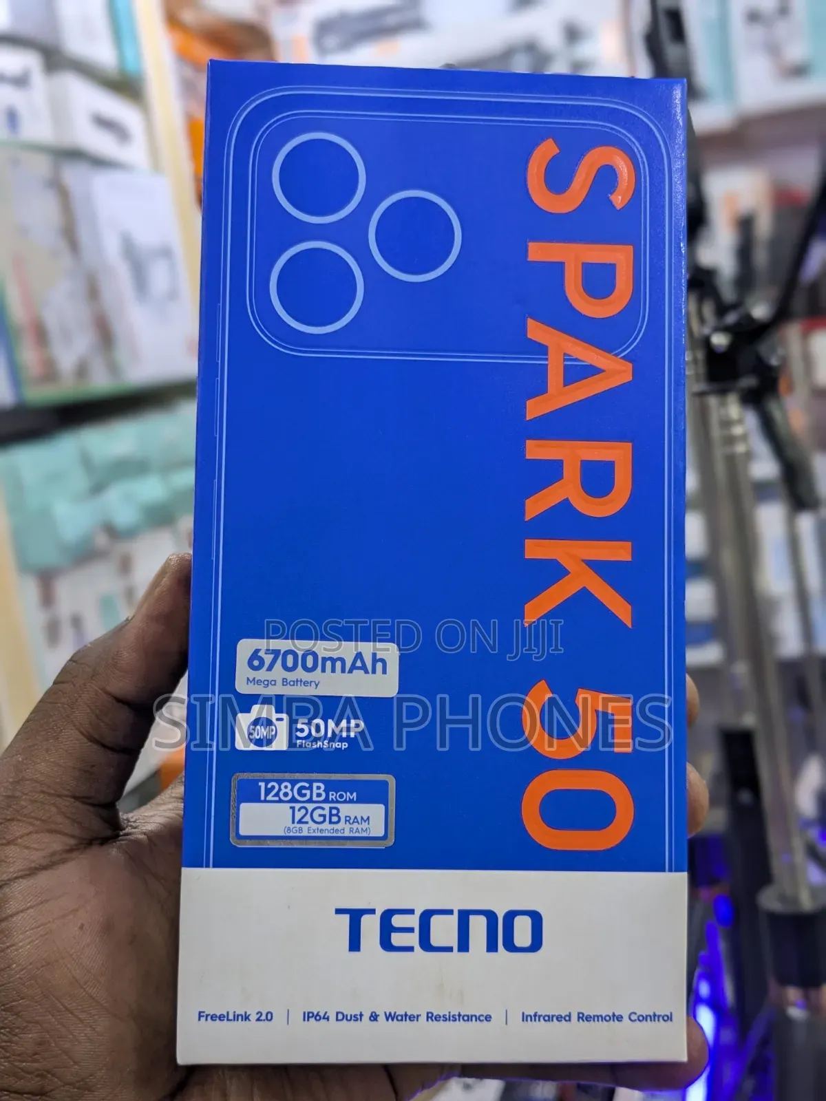 New Tecno Spark 50 128 GB White