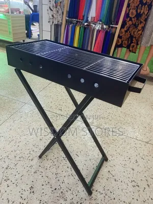 Portable, Foldable Charcoal Barbecue Grill