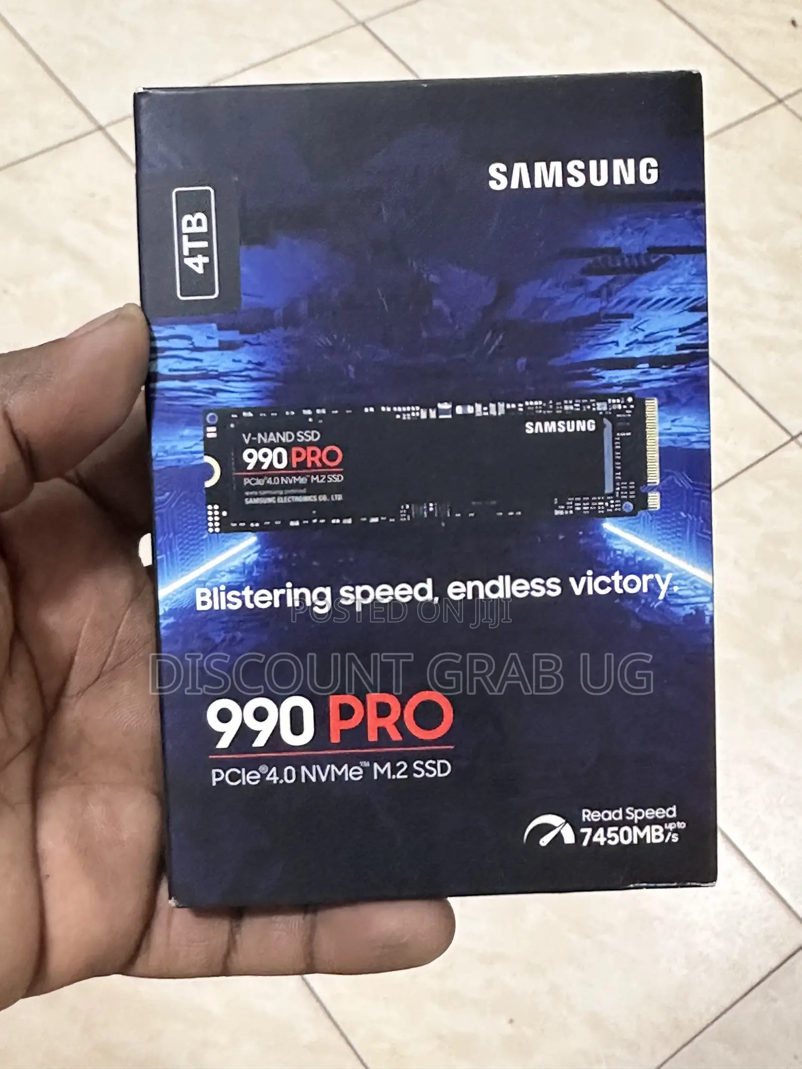Samsung 990 Pro 4tb Nvme SSD 7450mb/S