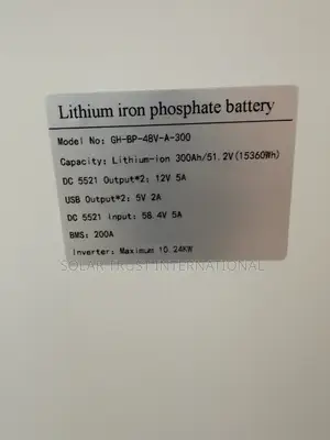 15kwh Lithium Battery Lumina