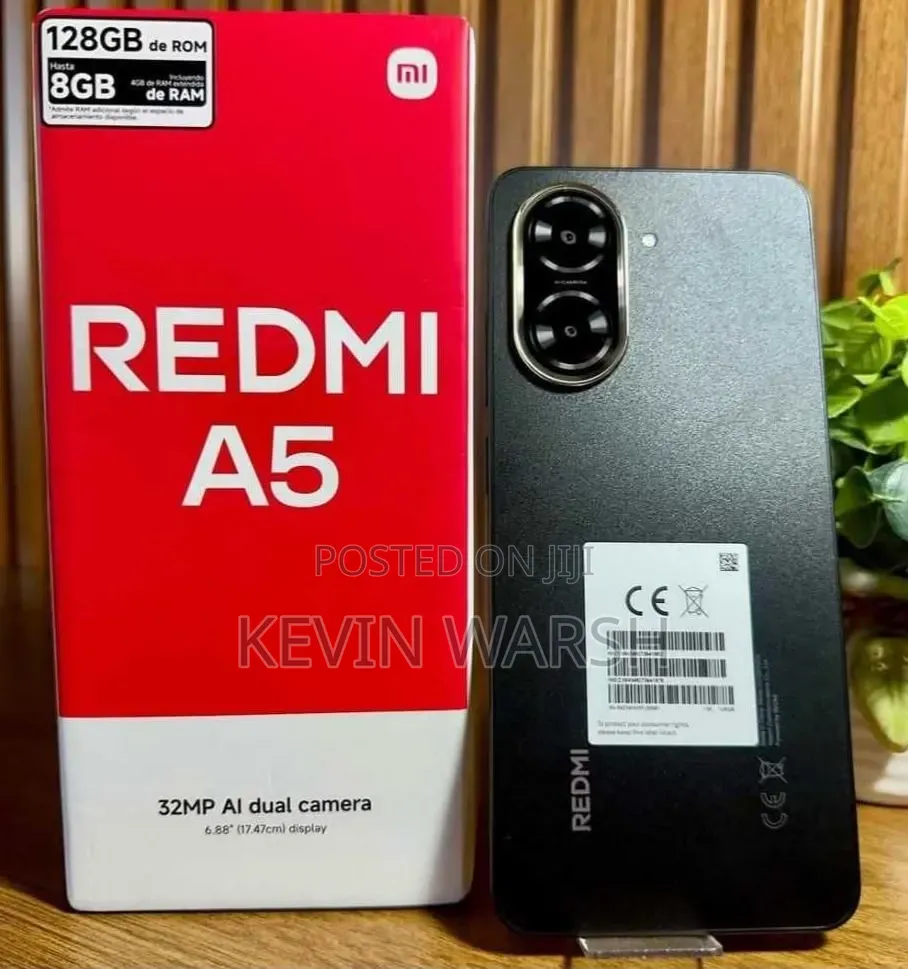 New Xiaomi Redmi A5 4G 128 GB Black