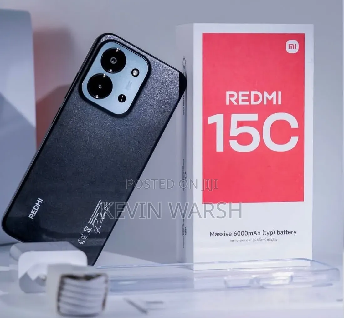 New Xiaomi Redmi 15C 4G 256 GB Black