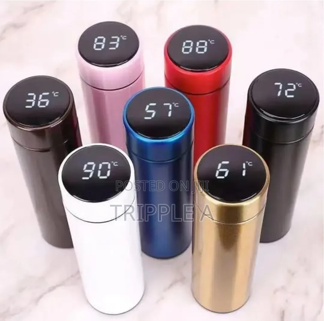 Smart 500ml Portable Flask With Water Temperature Display