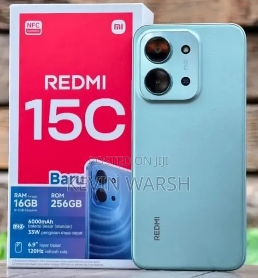 New Xiaomi Redmi 15C 4G 256 GB Green