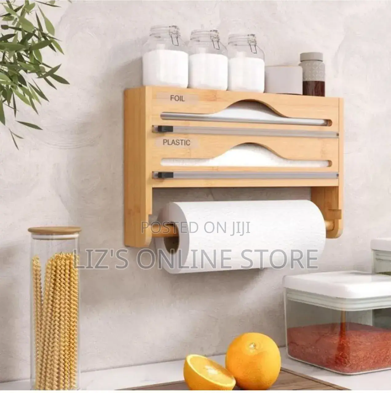 Bamboo Foil and Clingfilm Organizer