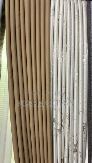 Brown Plan and Designed Curtains