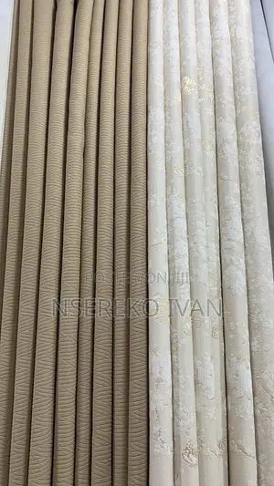 Brown Plan and Designed Curtains