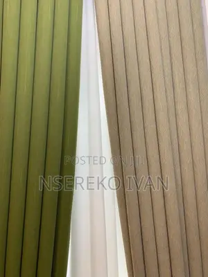 Brown Plan and Designed Curtains
