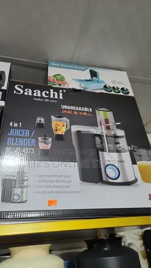 Versatile Appliance Serves as a Juicer, Blender,Grinder Food Processor
