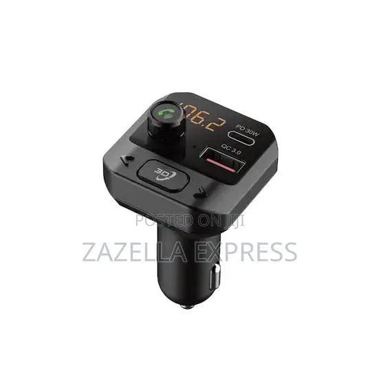 Green Lion Car Fm Transmitter Kit With 30w Fast Charge,Double Usb Port
