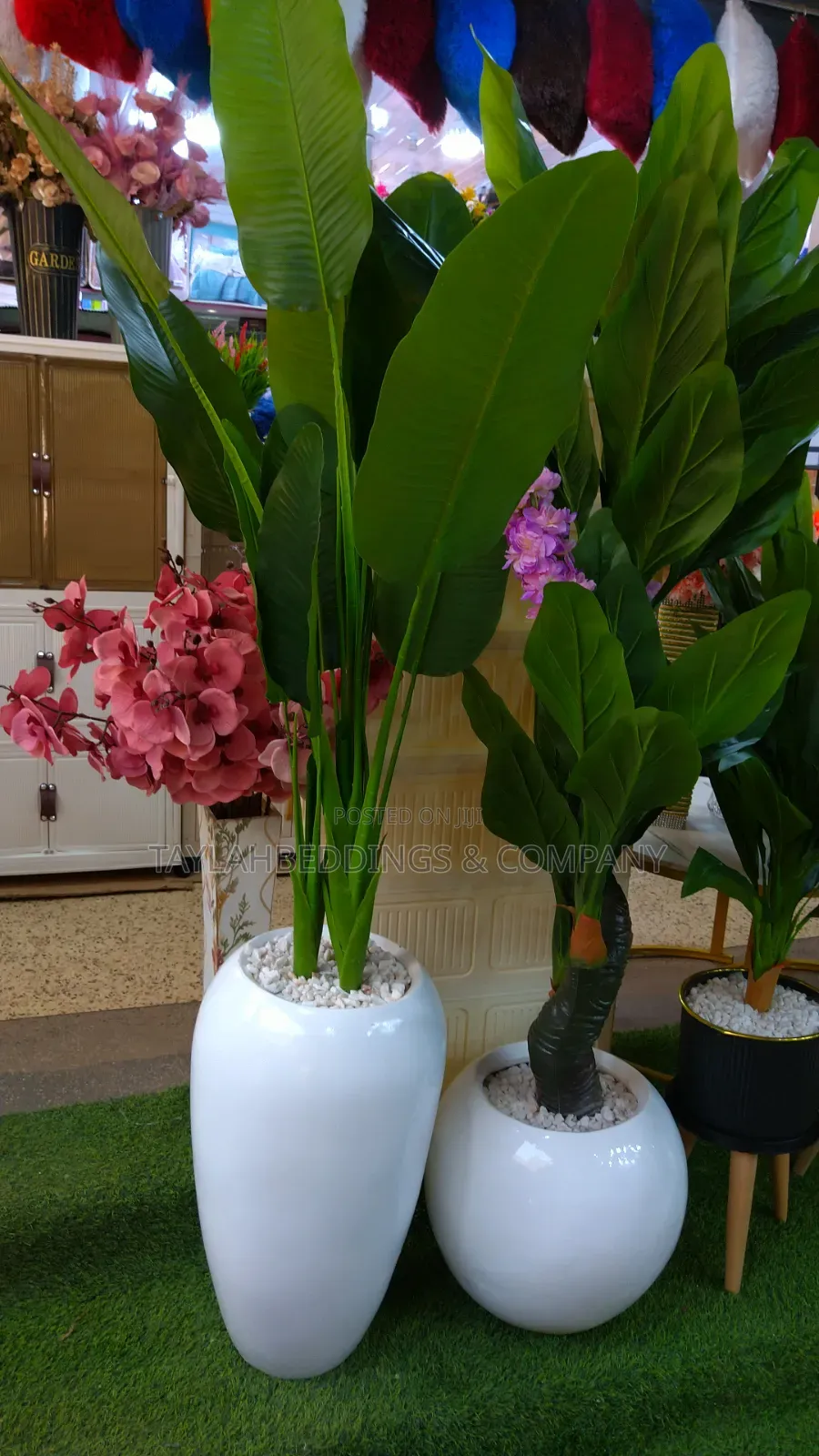 Artificial Banana Plant for Home Office Natural Looking Leaves 157cm