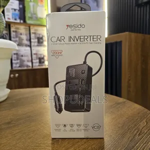 Yesido 200w Vehicle Power Inverter With Qc3.0+Pd Fast Charging