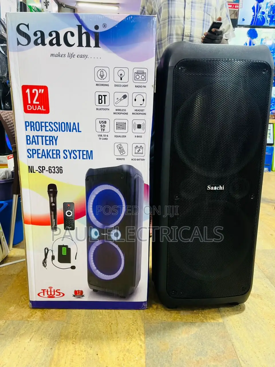 Saachi Portable Battery Speaker