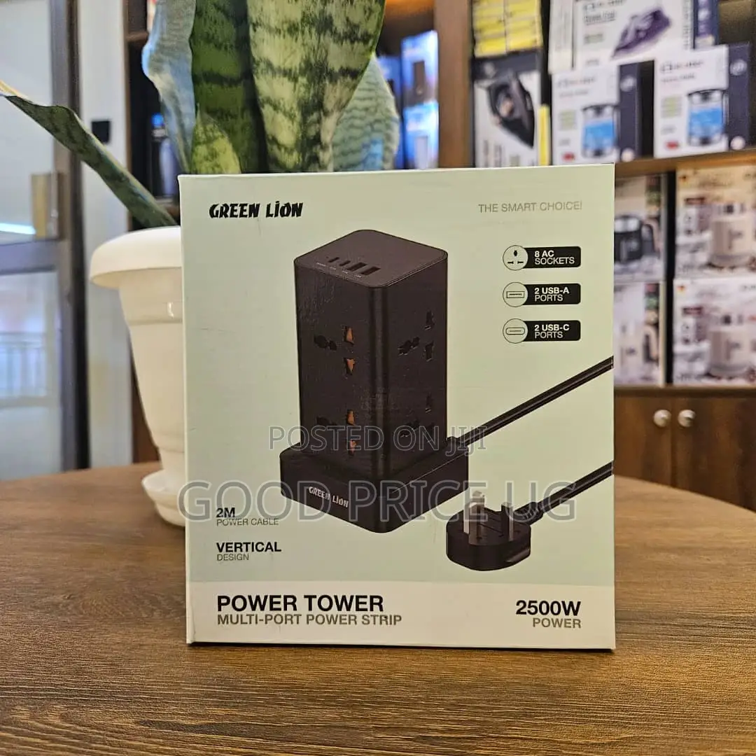 Green Lion Power Tower Multi-Port Power Strip