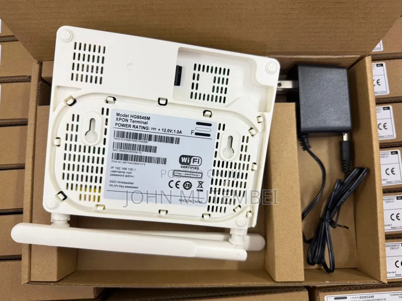 Hg8546m Brand New Xpon Echolife Huawei Fiber Router| Moq 30 Pieces