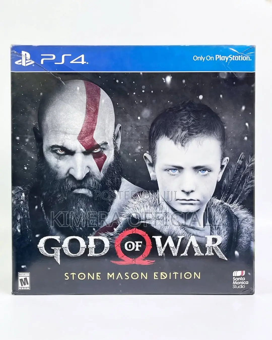 God of War Stone Mason’S Collector’S Edition Ps4 Gaming Cd
