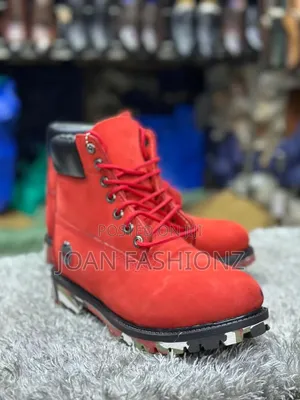 High Quality Men's Timberland Boota-Red