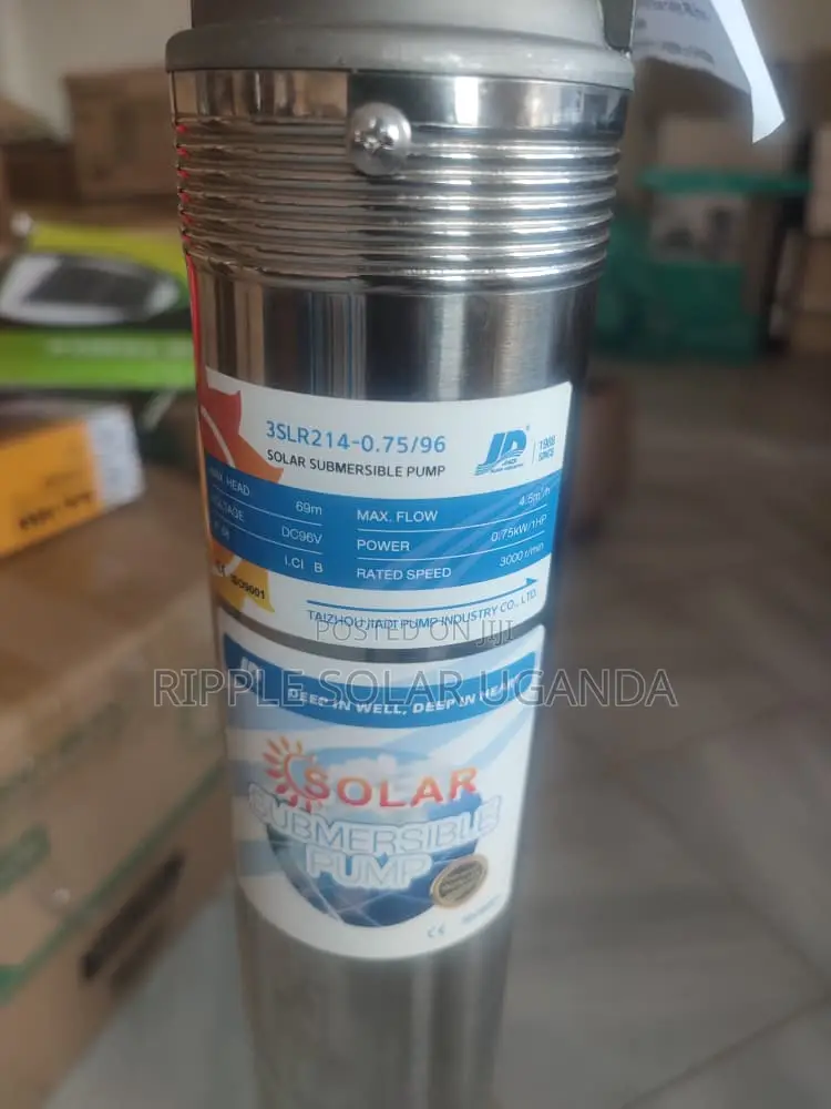 750w 96v Solar Borehole Pump 69m Head 4500l/H Deep Well Water Pump