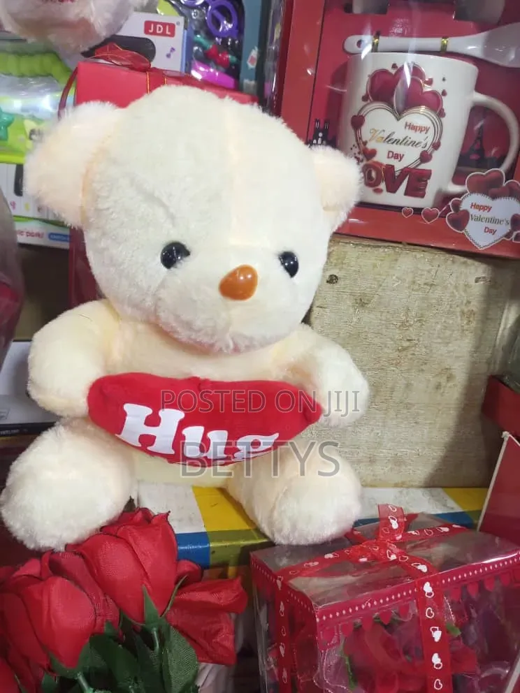 White Hug Teddy Bear