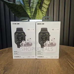 Green Lion Dynamic 3 - Ultimate 46 Smart Watch Earbuds Pro 3 - Black