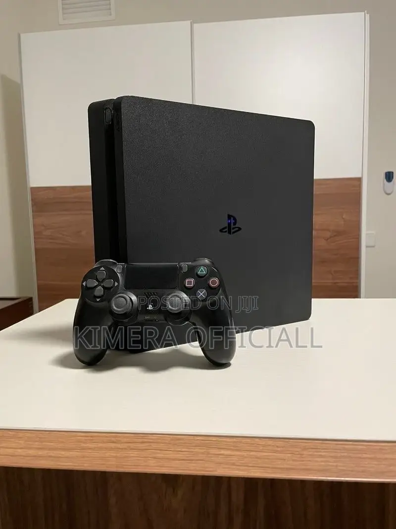 Sony Playstation 4 Slim Standard With Controllers and Games