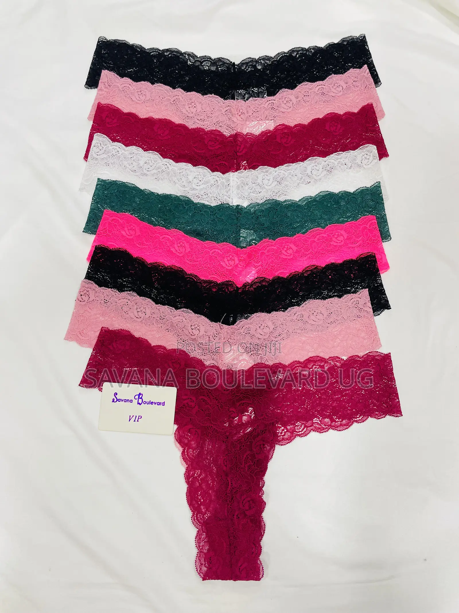 Savana Boulevard Full Floral Lace Thongs