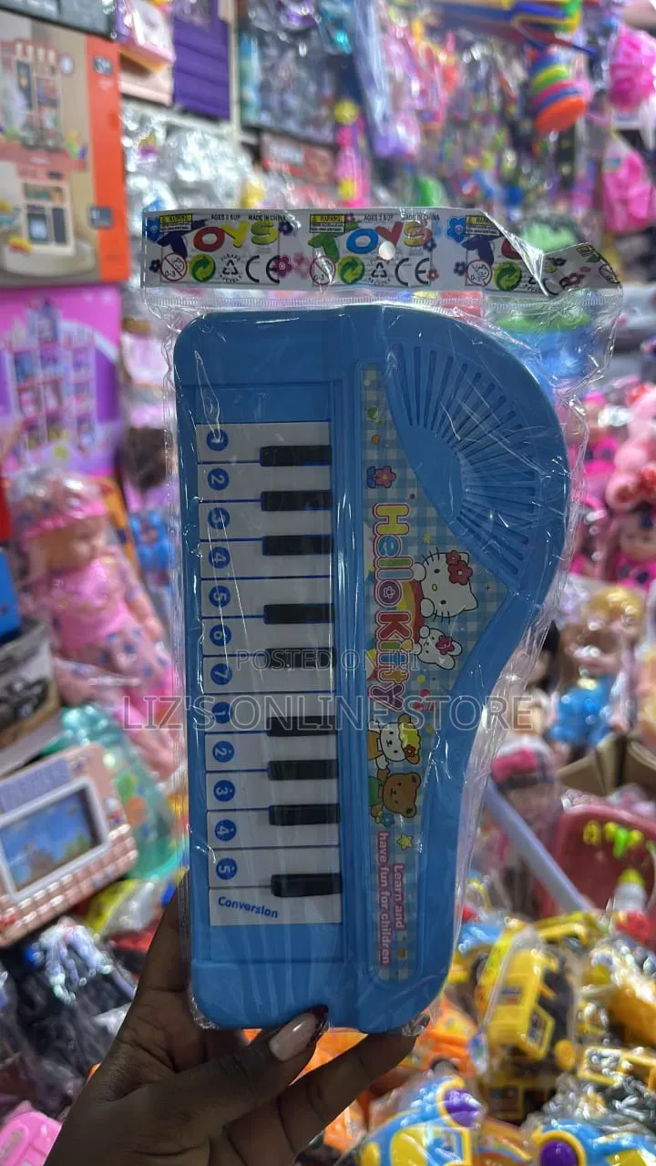 Hello Kitty Musical Piano Toy Features 13 Keys.
