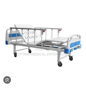 Double Cranked Hospital Bed With Mattress