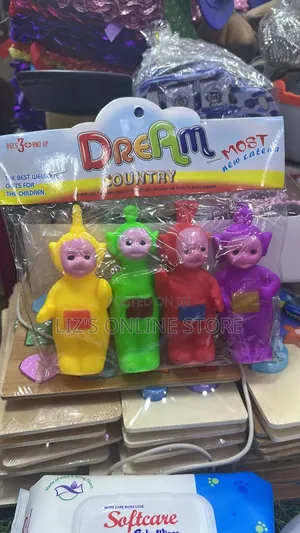 Teletubbies, a Group of Colorful Humanoid Characters