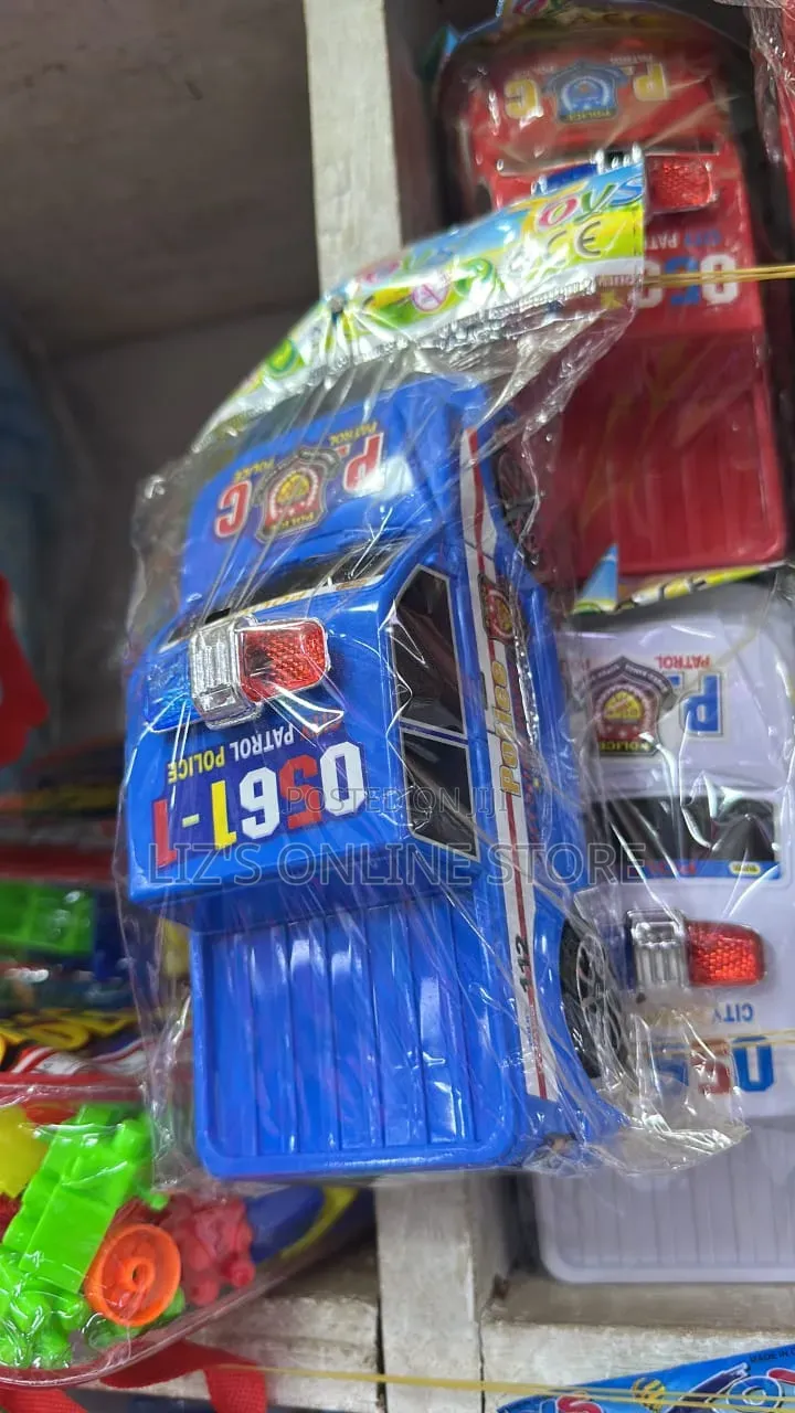 Blue "Patrol Police" Toy Car