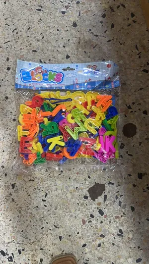 Colorful Plastic Letters Are Designed for Educational Play,