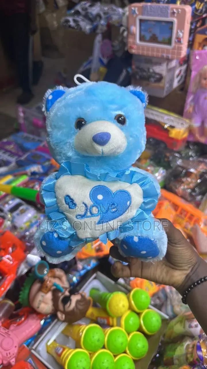 Blue Teddy Bear Soft Toy