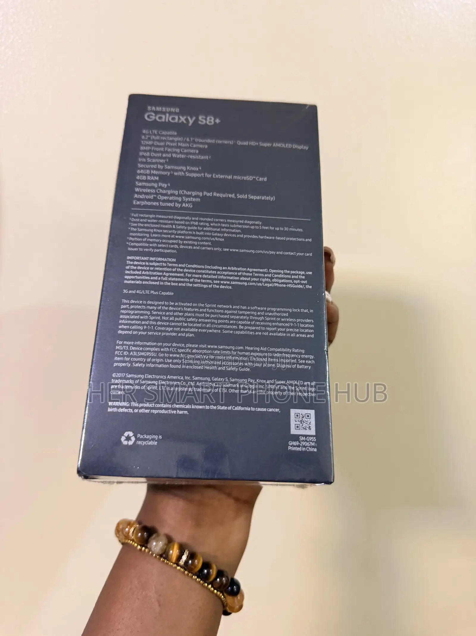 New Samsung Galaxy S8 Plus 128 GB Black