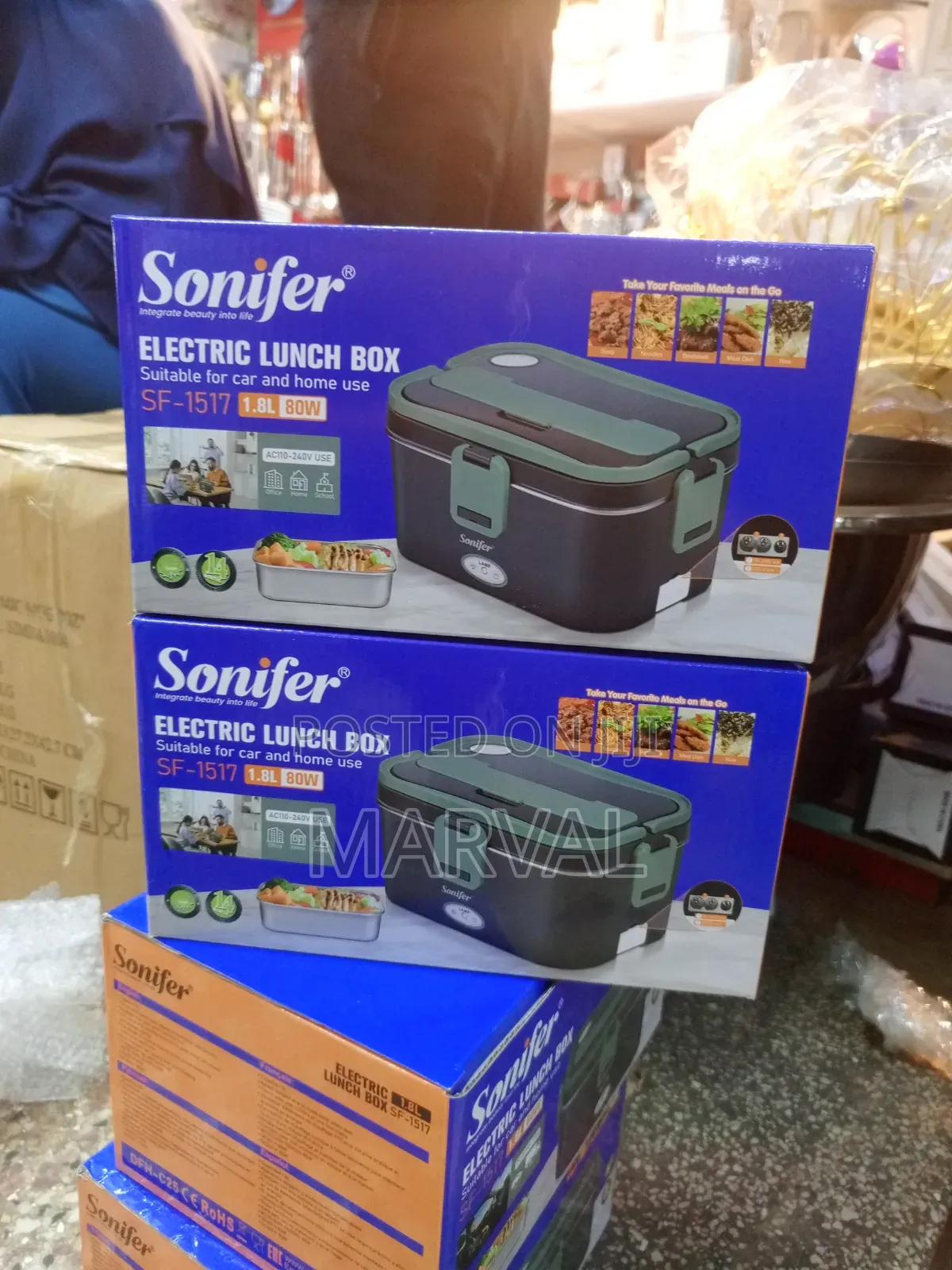 Sonifer Electric Lunch Box (Model Sf-1517)