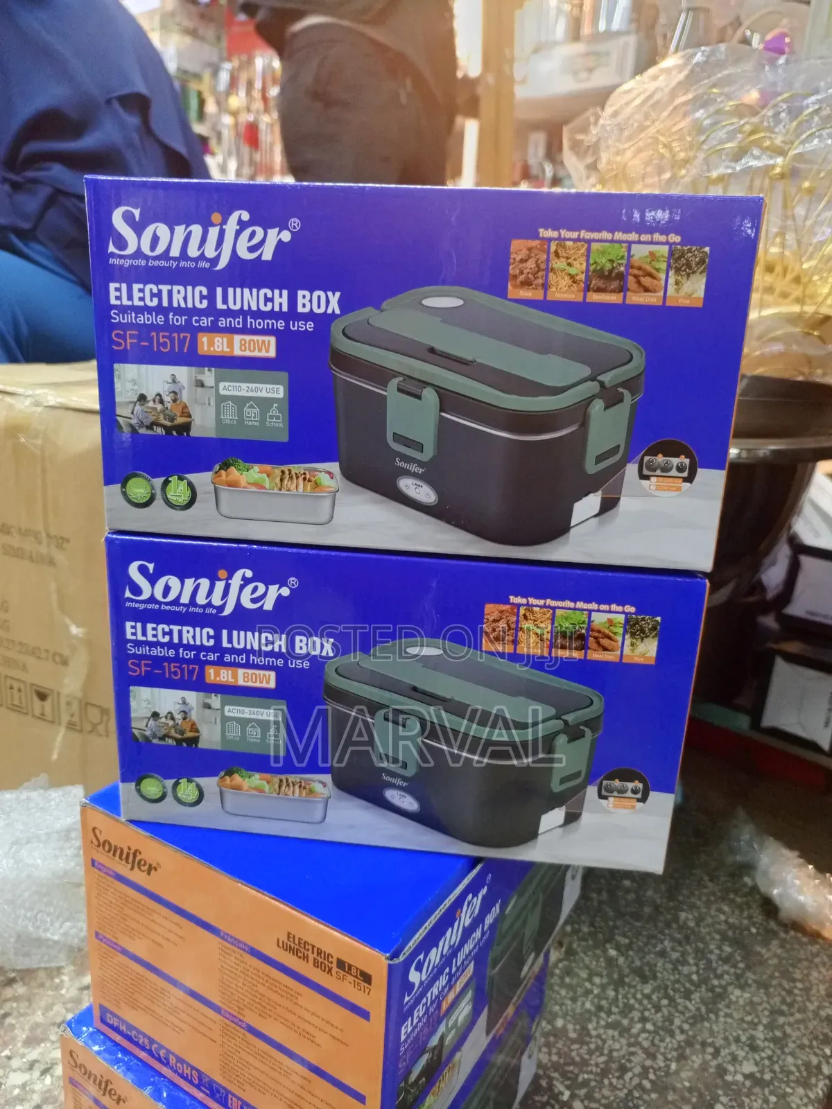 Sonifer Electric Lunch Box (Model Sf-1517)