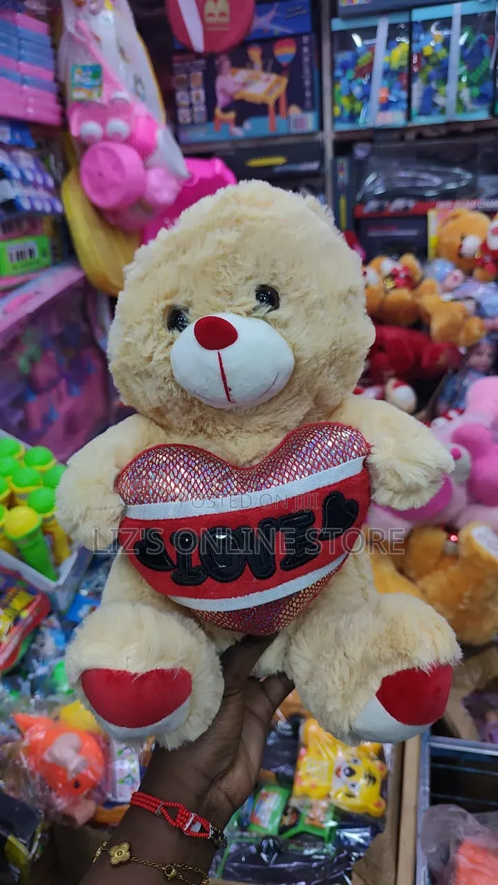 Pink Plush Bear Features a Soft, High-Quality Fabric