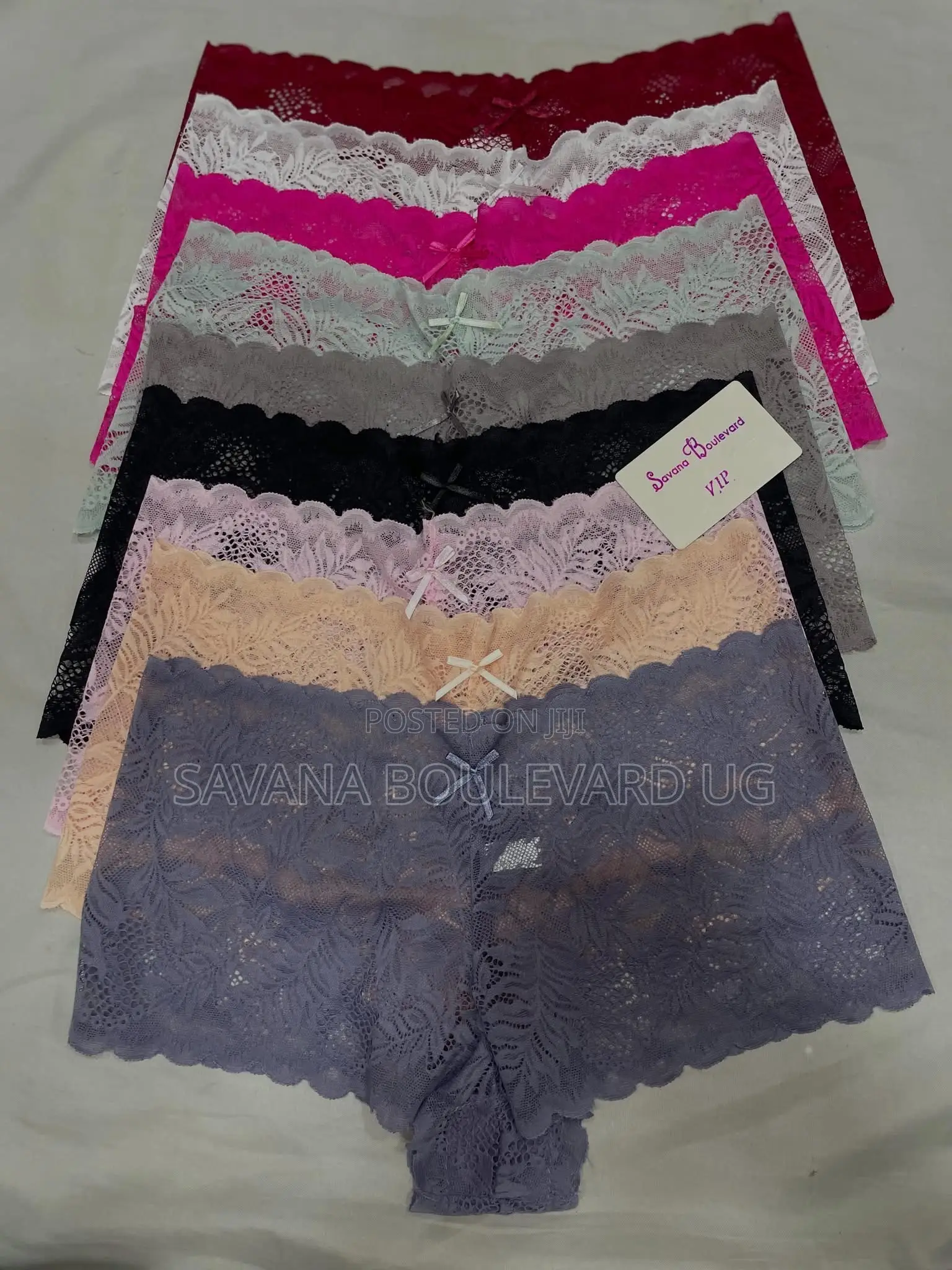 Savana Boulevard Full Floral Lace Boy Short Briefs