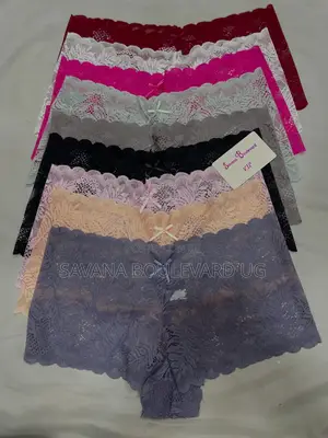 Savana Boulevard Full Floral Lace Boy Short Briefs