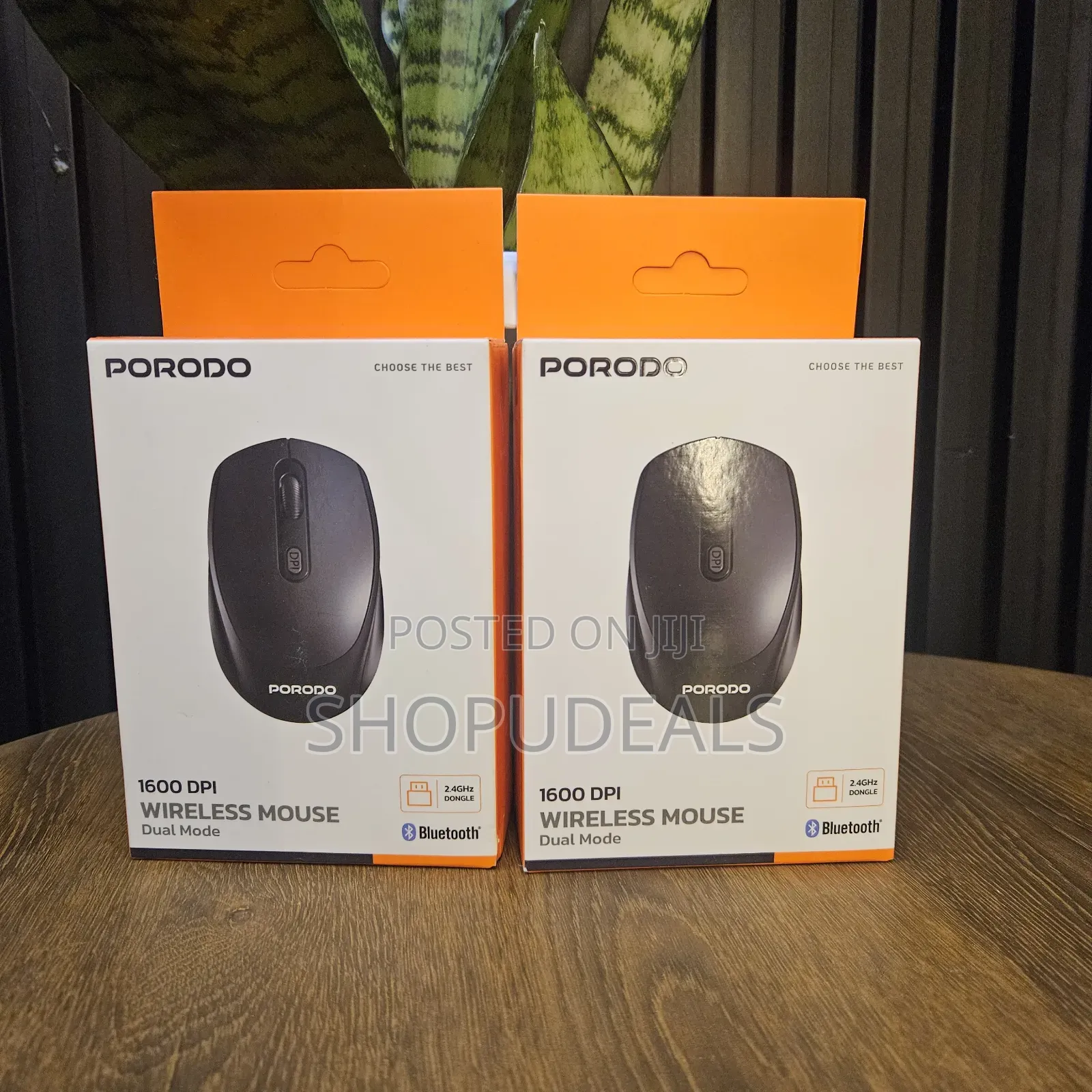 Genetic Porodo Wireless Mouse, Bt V5.4/2.4ghz Connectivity, 300mah