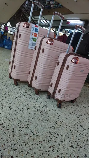Matching Set of Hardshell Aluminum Frame Suitcases,