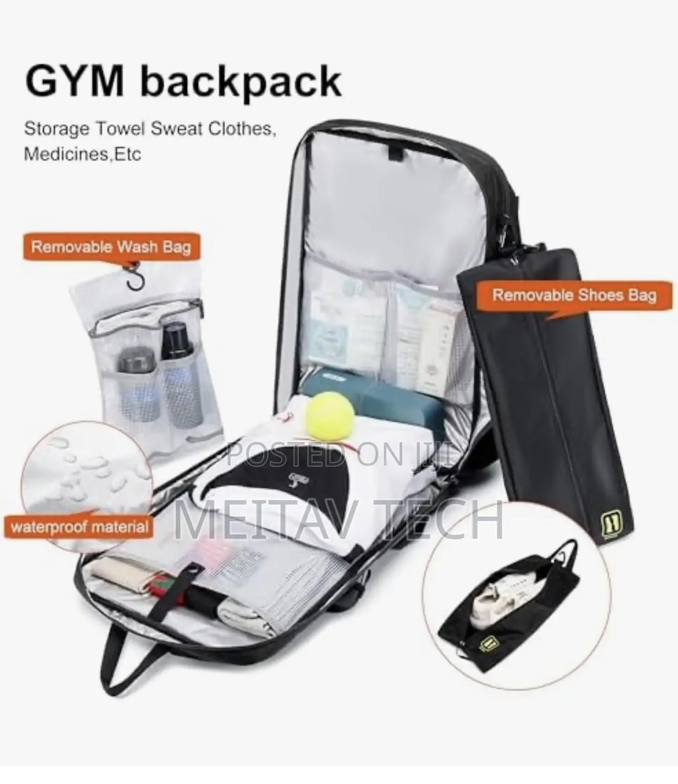 Arctic Hunter Durable Gym Sports Backpack