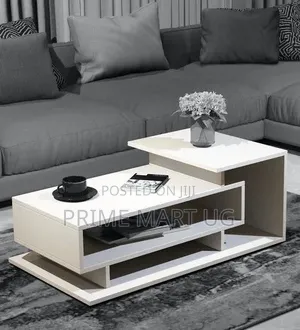White Center Table High Gloss Finish