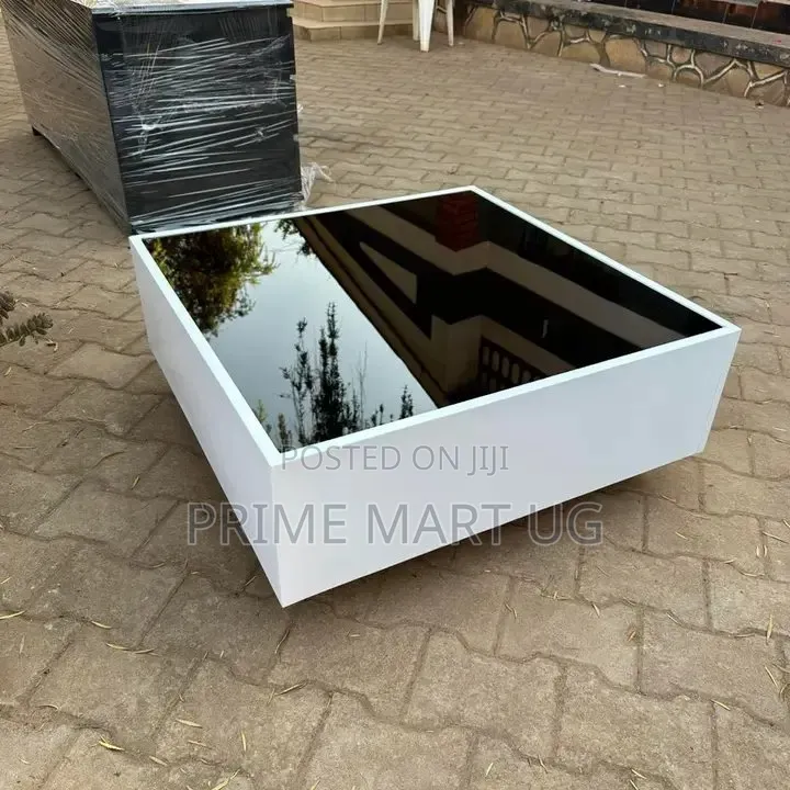 Glass Top Center Table Living Room